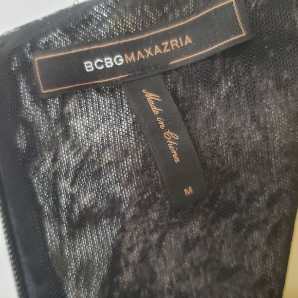 BCBGMAXAZRIA Nylon "Roxanne" Printed Cocktail Dress (D335) SIZE M - Picture 5 of 8